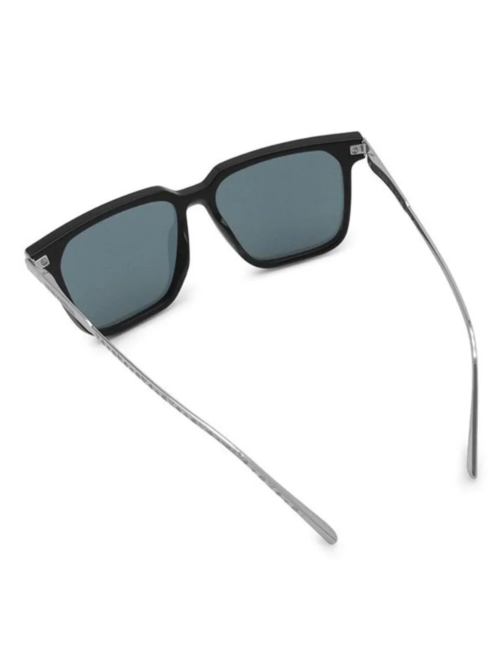 Louis Vuitton Sunglasses LV Rise Square 56 15 Acetate Metal Black Silver LV
